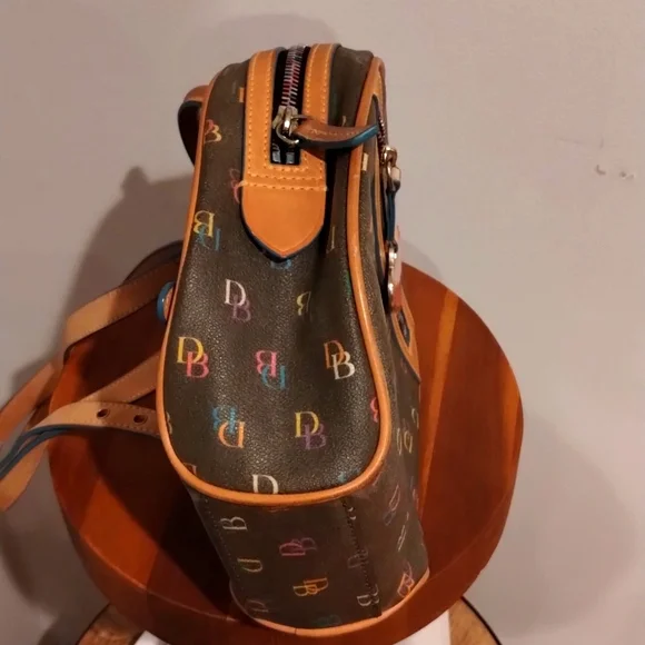 Dooney & Bourke Backpack Vintage Multi Colored Rare - Picture 7 of 12